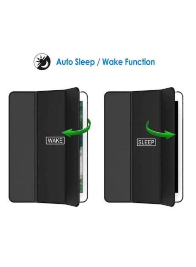 ACLIX iPad 8th Generation Case 2020 iPad 7th Generation Case 2019 Shock Absorption Ultra Slim Lightweight Trifold Stand Smart Cover for iPad 10.2 inch 2020/2019 Release Tablet Black - Image 3