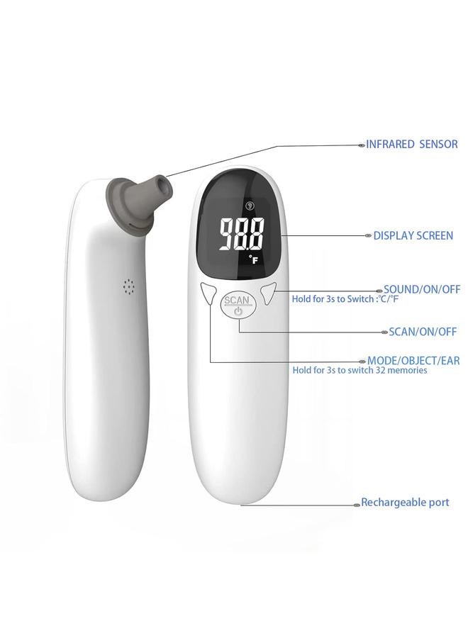 Bluejw Cat & Dog Thermometer Contactless Rechargeable Pet Ear Thermometer Specially Designed For Pets, Delivering Rapid And Precise Temperature Readings To Safeguard Your Pet'S Wellbeing. - Image 5