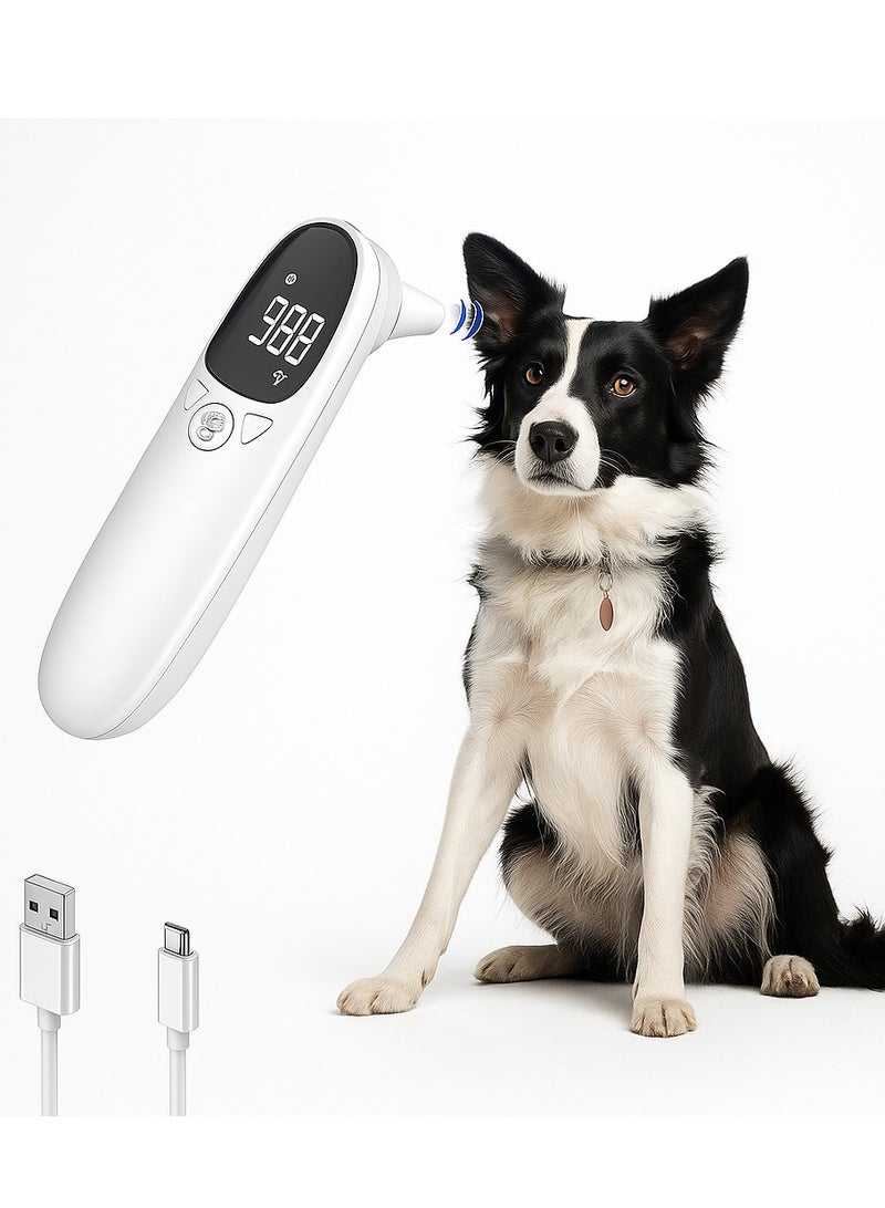Bluejw Cat & Dog Thermometer Contactless Rechargeable Pet Ear Thermometer Specially Designed For Pets, Delivering Rapid And Precise Temperature Readings To Safeguard Your Pet'S Wellbeing. - Image 2