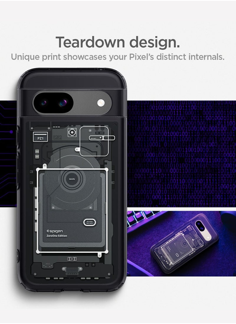 Spigen - غطاء حماية فائق الجودة لهاتف Google Pixel 8a - Zero One - Image 1