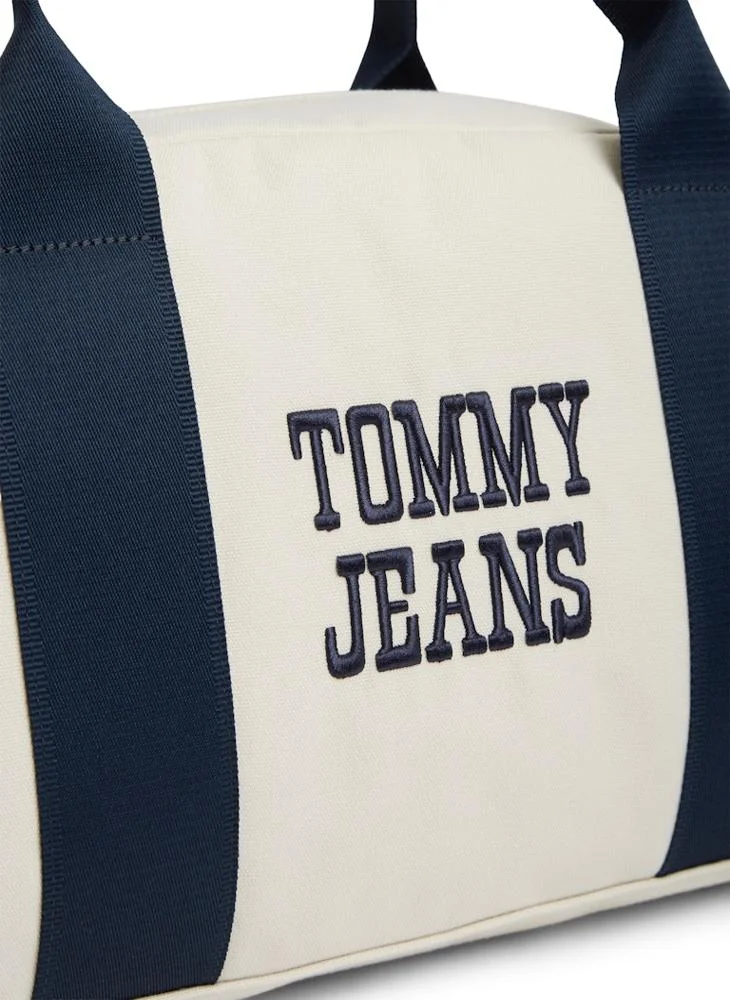 TOMMY JEANS Newsprint Bold Varsity Duffle for Men | Best Price UAE