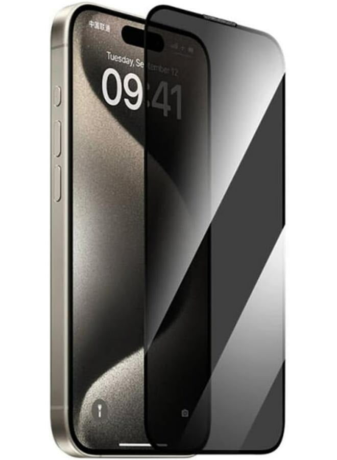 دبليو اي دبليو يو WIWU Screen Privacy 10 Ultra Hard Tempered Glass GT-015 10PCS in 1 package iPhone  16 pro clear - Image 1