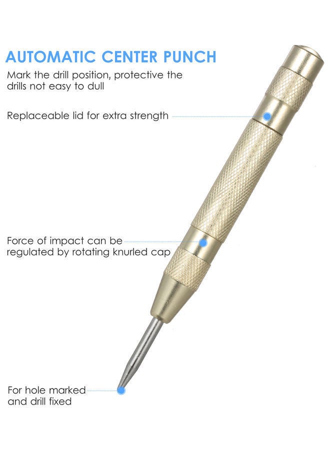 NIBEMINENT 6-Piece HSS Step Drill Bit Set Blue/Silver  - Image 5