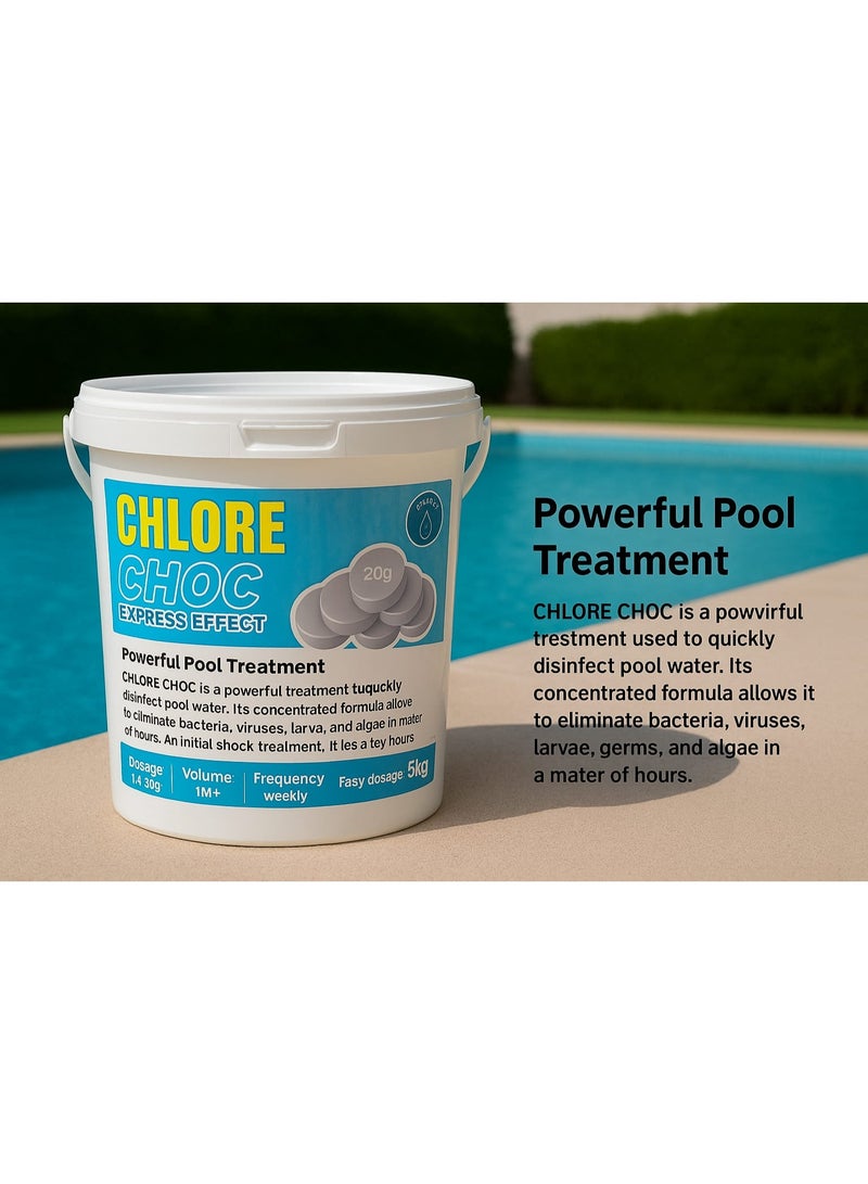 أقراص المسابح سريعة المفعول – وزن 20 غرام في دلو 5 كغ - Image 5