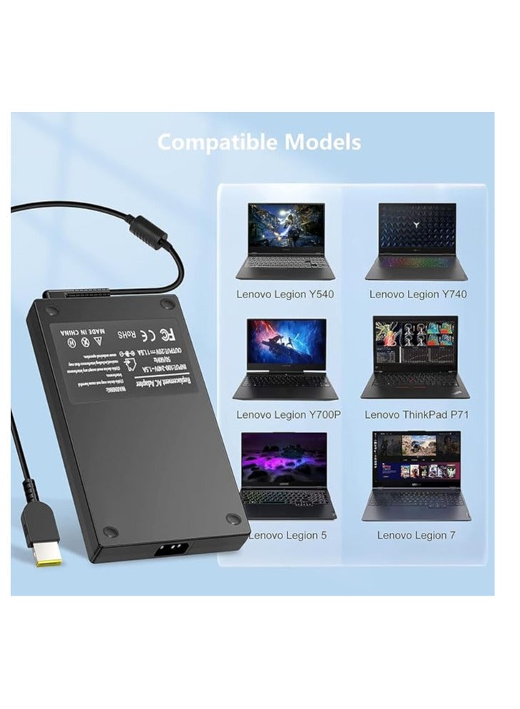 شاحن محول تيار متردد 230 واط بديل لـ/Lenovo Legion Y540 Y545 Y740 Y730 Y900 Y910 Y920 Y7000 Thinkpad P51 P52 P53 P50 P70 4X20E75111 GX20L29347 ADL230NDC3A سلك إمداد الطاقة للكمبيوتر المحمول - Image 2