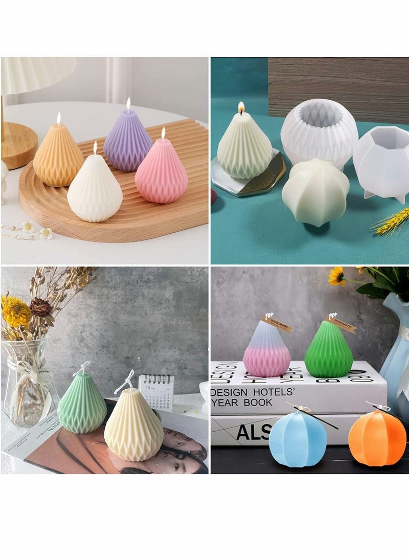 Excefore Silicone Mould for Candle Making Wax Aromatherapy Soap Maker - Image 3