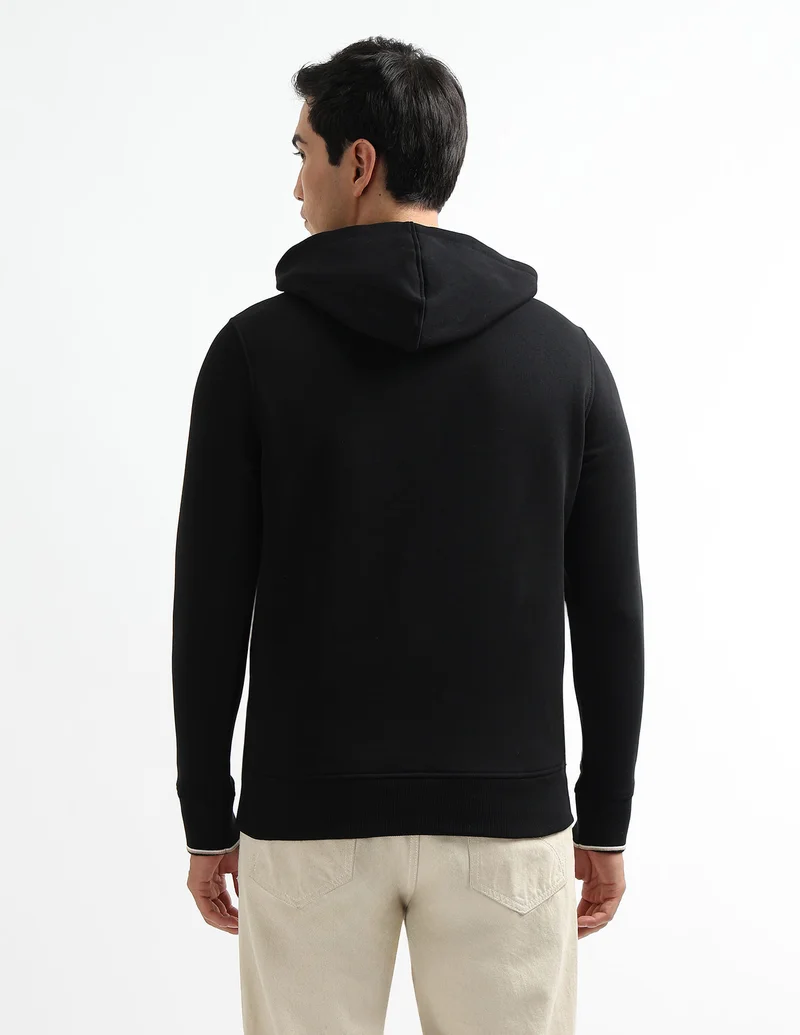 Arrow Black Solid Regular Fit Sweatshirt for Men | Best Price UAE