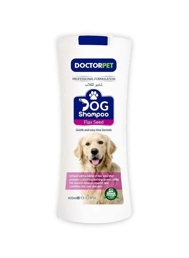 DoctorPet Flax Seed Dog Shampoo - 400ML - Image 1