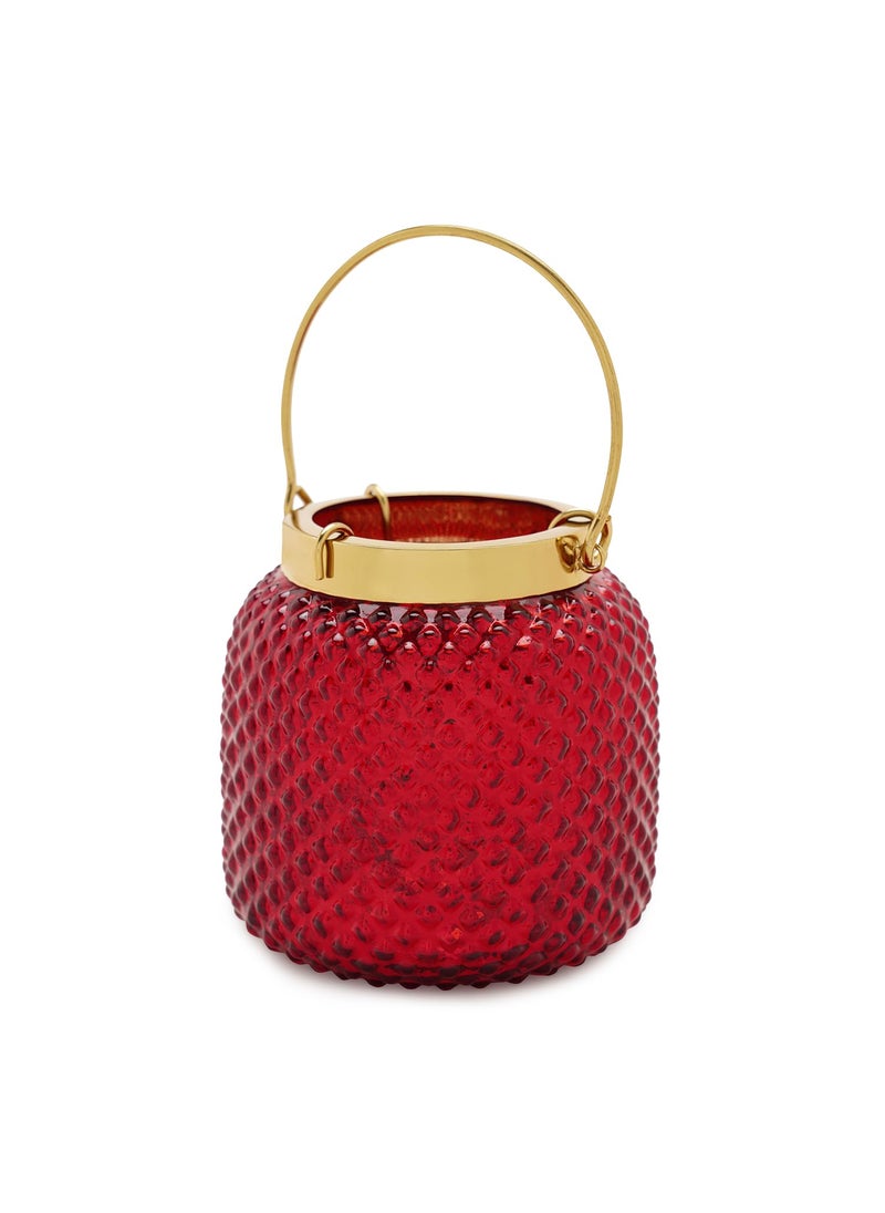 PURE HOME + LIVING Pure Home Living Dotted Glass Tea Light Holder  - Image 5