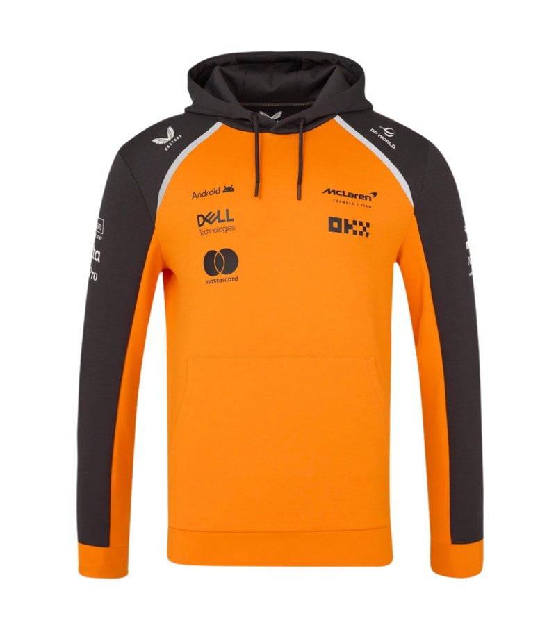 Castore McLaren F1 2025 Team Hoodie L Orange - Image 2