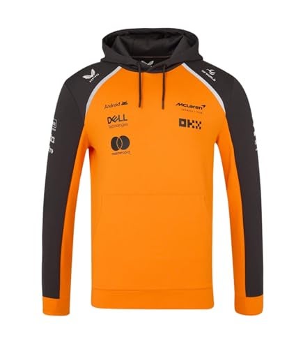 Castore McLaren F1 2025 Team Hoodie L Orange - Image 1