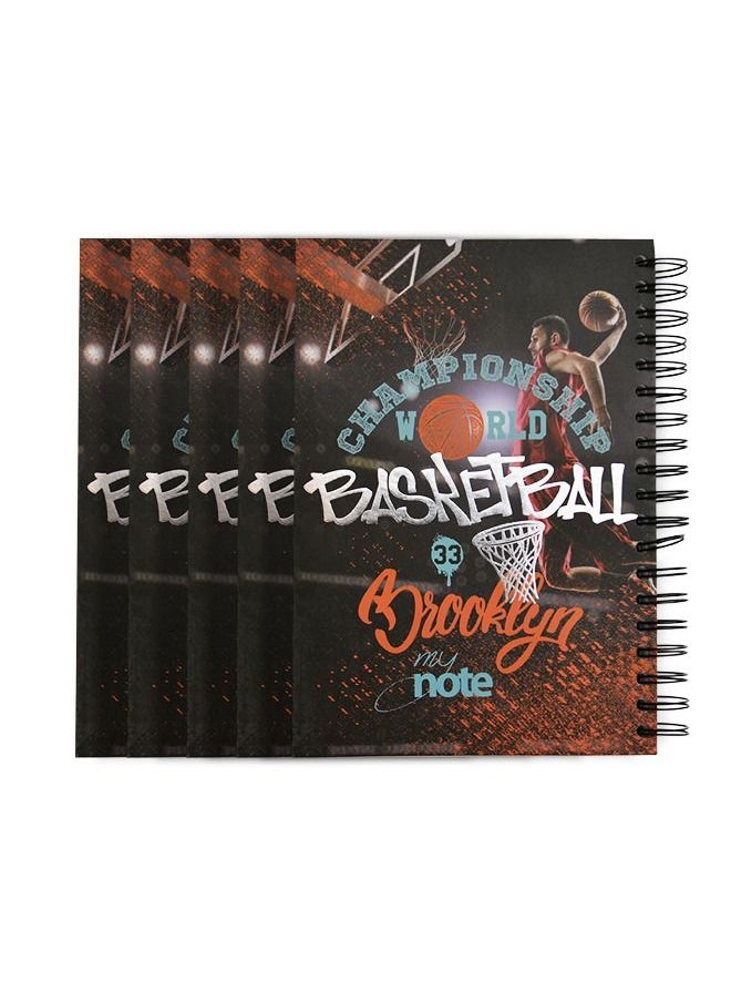 class - Class notebook with high quality paper A5 200 sheets Pack of 5 - Image 1