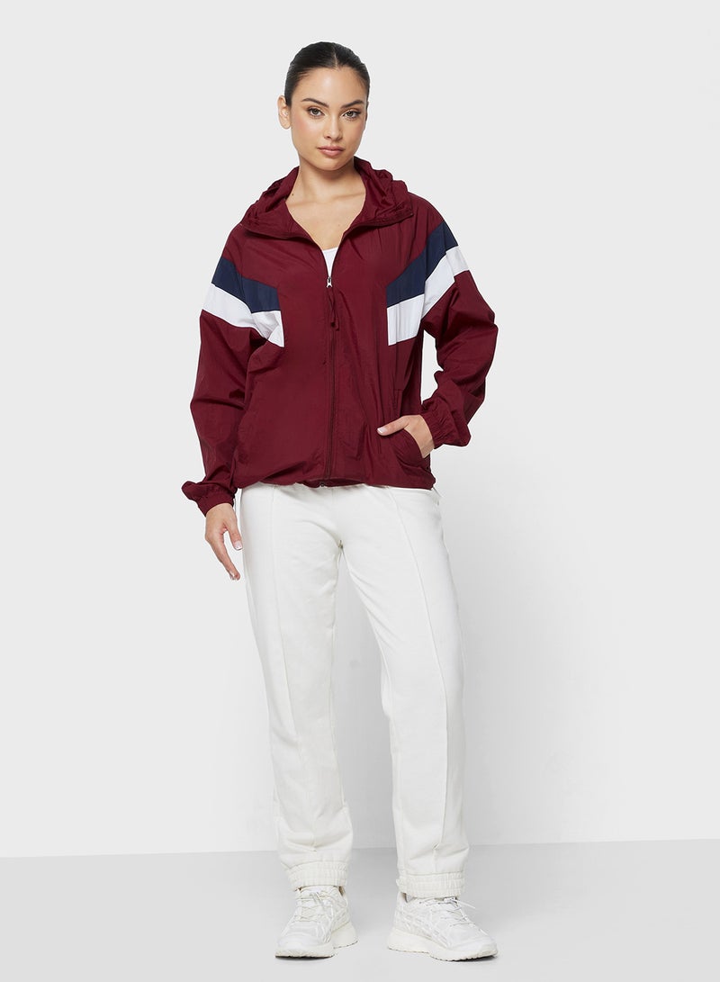 فورورد جاكيت طويل بغطاء رأس للمشي لمسافات طويلة - Image 4