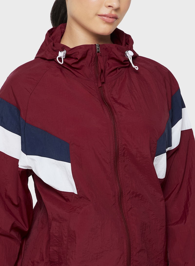 فورورد جاكيت طويل بغطاء رأس للمشي لمسافات طويلة - Image 3