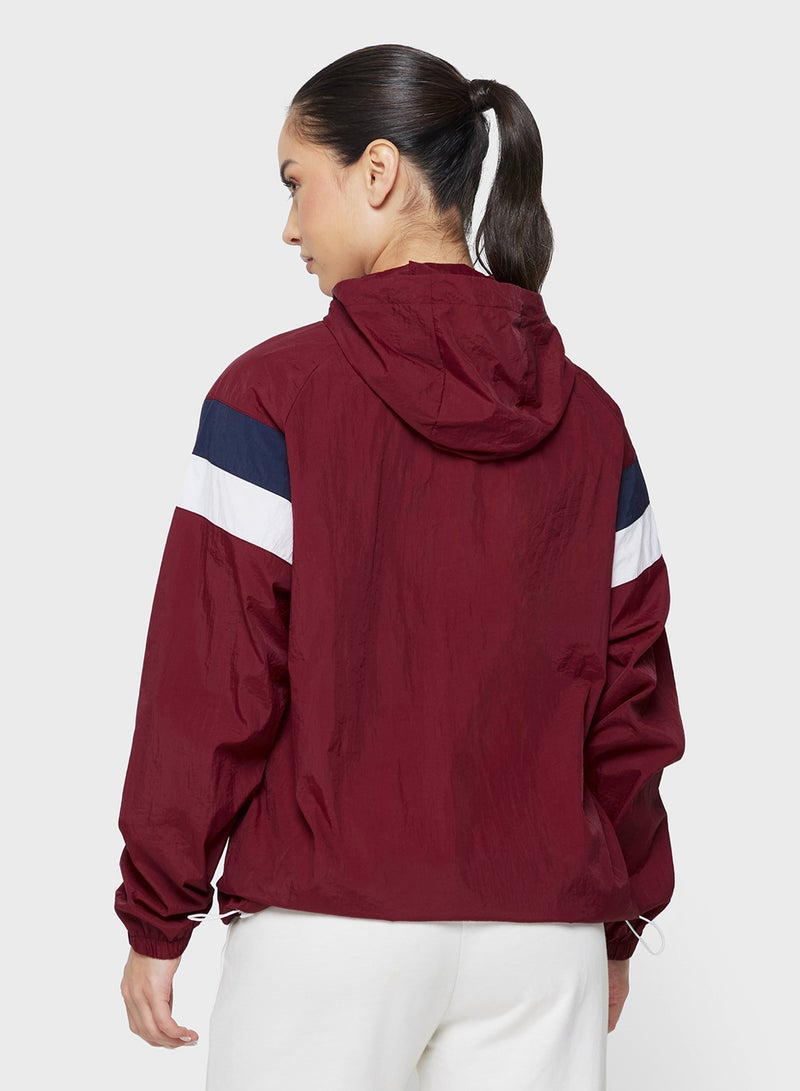 فورورد جاكيت طويل بغطاء رأس للمشي لمسافات طويلة - Image 2