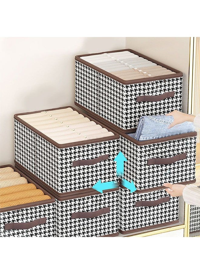 HQ-GAMING Foldable Storage Bins, Clothes Drawer Organizer Bins With Handles, Closet Organizers For Clothes Storage, Office Storage, Room Organization  - Image 4