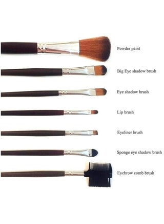 Makeup Brushes 7Pcs Professional Premium Synthetic  Makeup Brush Set for Women Eyeshadow  Eyeliner  Powder and Lip multi-color - pzsku/ZD17CEE5F0C6A2B7AAAA4Z/45/_/1720536858/534fb6df-90a4-46c8-bd54-9bb3b3b2cec2