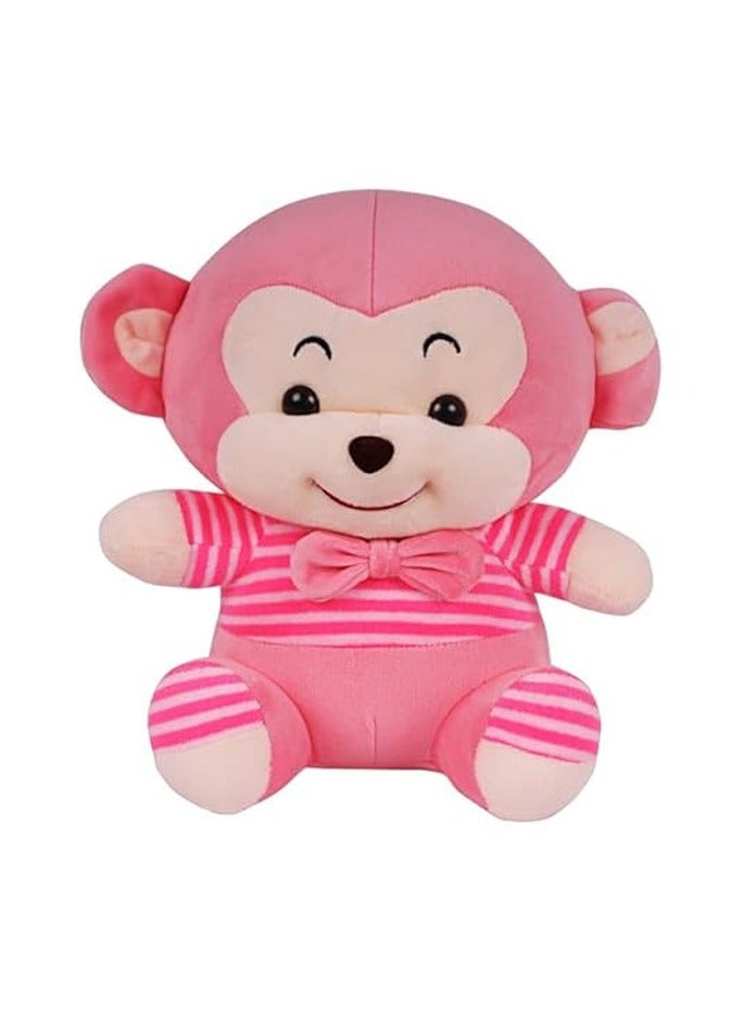 Striped Monkey Teddy Bear 25cm 