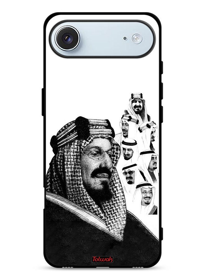 Tolwak Apple iPhone Air Protective Case Cover Kings Of Saudi Arabia BW Poster Art - Image 1
