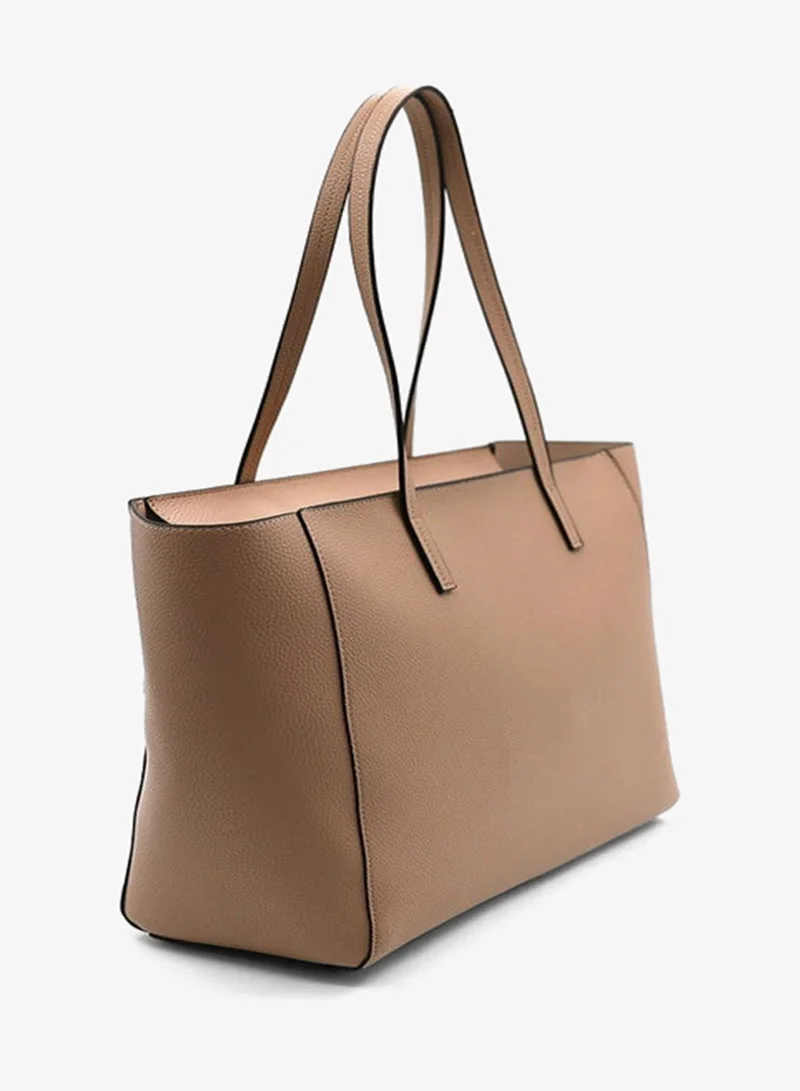 مارينا جالانتي Marina Galanti Austis Faux Leather Shopper Bag - Beige