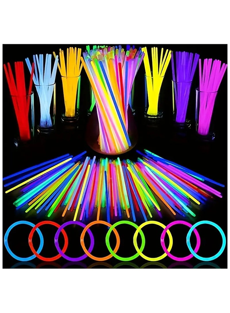 Toy Box Glow Sticks Bulk Party Favors 50pc Glow in the Dark Party Supplies Light Sticks for Neon Party Glow Necklaces and Bracelets for Kids or Adults  - Image 1