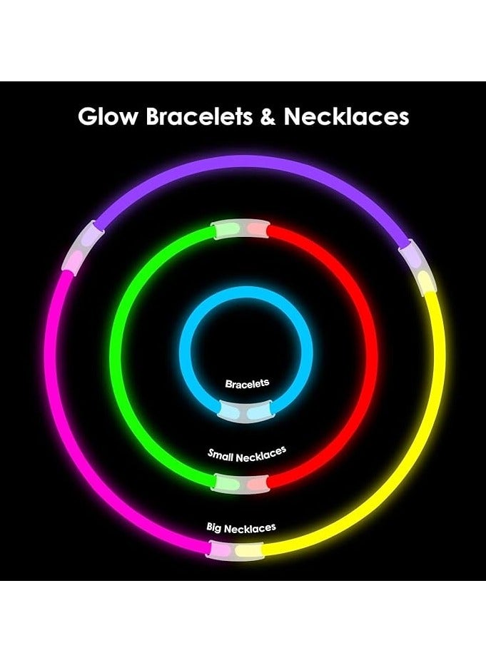 Toy Box Glow Sticks Bulk Party Favors 50pc Glow in the Dark Party Supplies Light Sticks for Neon Party Glow Necklaces and Bracelets for Kids or Adults  - Image 5