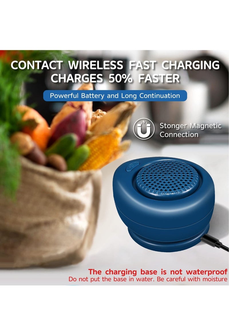 KASTWAVE آلة غسل الفواكه والخضروات المحمولة منظف بالموجات فوق الصوتية قابلة لإعادة الشحن عبر USB لتنقية الطعام غسل تلقائي لتنظيف الفواكه واللحوم والخضروات - Image 3