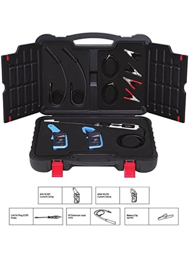 Autel Autel MaxiSYS MSOAK Oscilloscope Accessory Kit Work with MaxiFlash VCMI Ultra EV, Ultra, MS919 and MP408, 65A/ 650A AC/DC Current Clamp, Coil On Plug Probe, HT Extension Lead, 2*2pcs Battery Clip  - Image 3