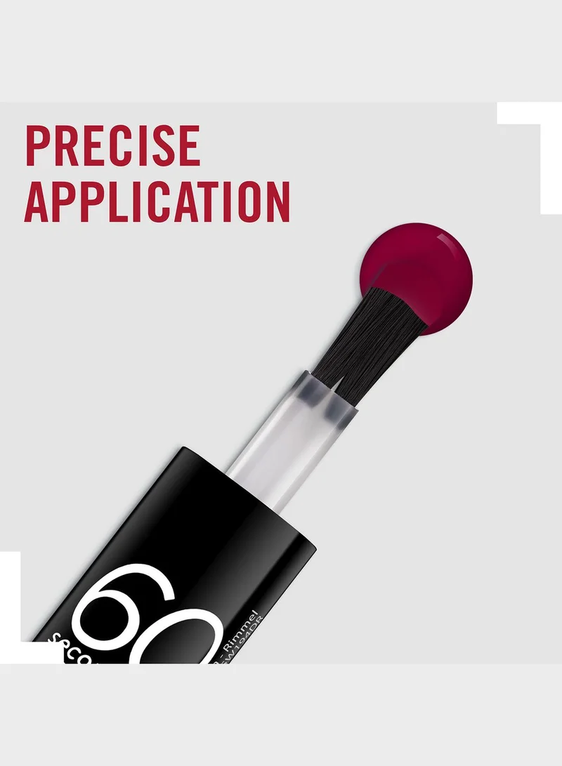 RIMMEL LONDON Rimmel 60 Seconds Super Shine Nail Polish – 320 – Rapid Ruby, 8ml