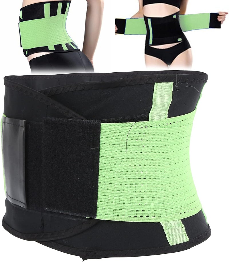 klarako Unisex Sweat Sports Waist Belt, Adjustable Sculpting Corset Belt Body Shaper, Adjustable Sweat Belt Abdominal Belt Double Adjustment Traction Back Band(S) - Image 4