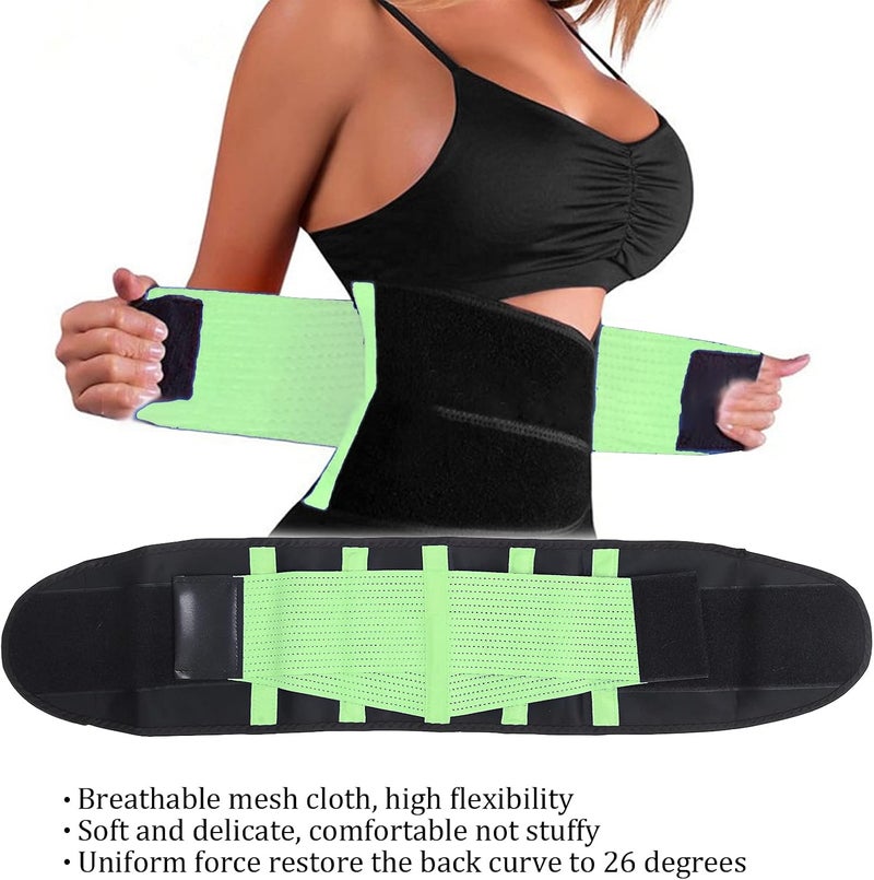 klarako Unisex Sweat Sports Waist Belt, Adjustable Sculpting Corset Belt Body Shaper, Adjustable Sweat Belt Abdominal Belt Double Adjustment Traction Back Band(S) - Image 2