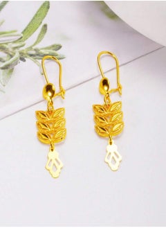 GOLDMAX Elegant 21k Gold Plated Earrings For Women  - Image 1