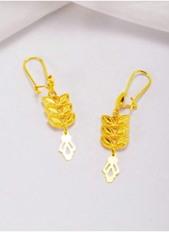 GOLDMAX Elegant 21k Gold Plated Earrings For Women  - Image 3