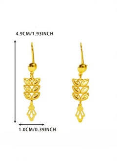 GOLDMAX Elegant 21k Gold Plated Earrings For Women  - Image 4