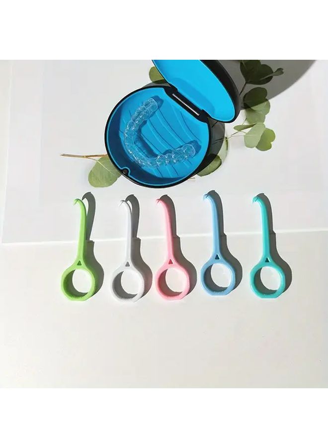 Pink Clear Aligner Removal Tool Kit 6pcs For Removable Retainers Aligners Braces - Image 3