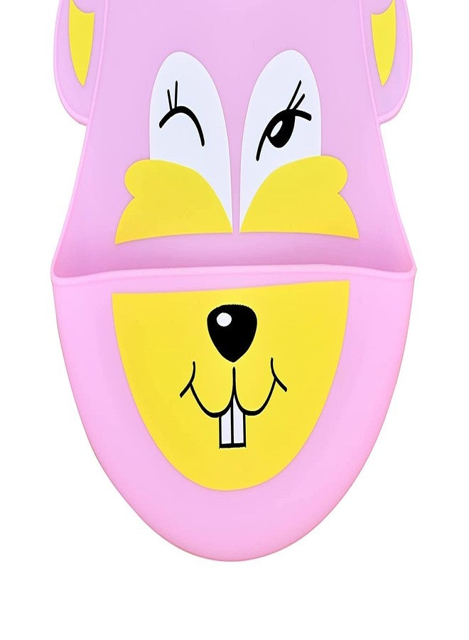 Aplam Chaplam Silicone Feeding Bib with Adjustable Strap, Waterproof, Easy to wash, Stain Proof | BPA Free/Soft Material Bibs with Tray/Food Catcher (Pink) - Image 4