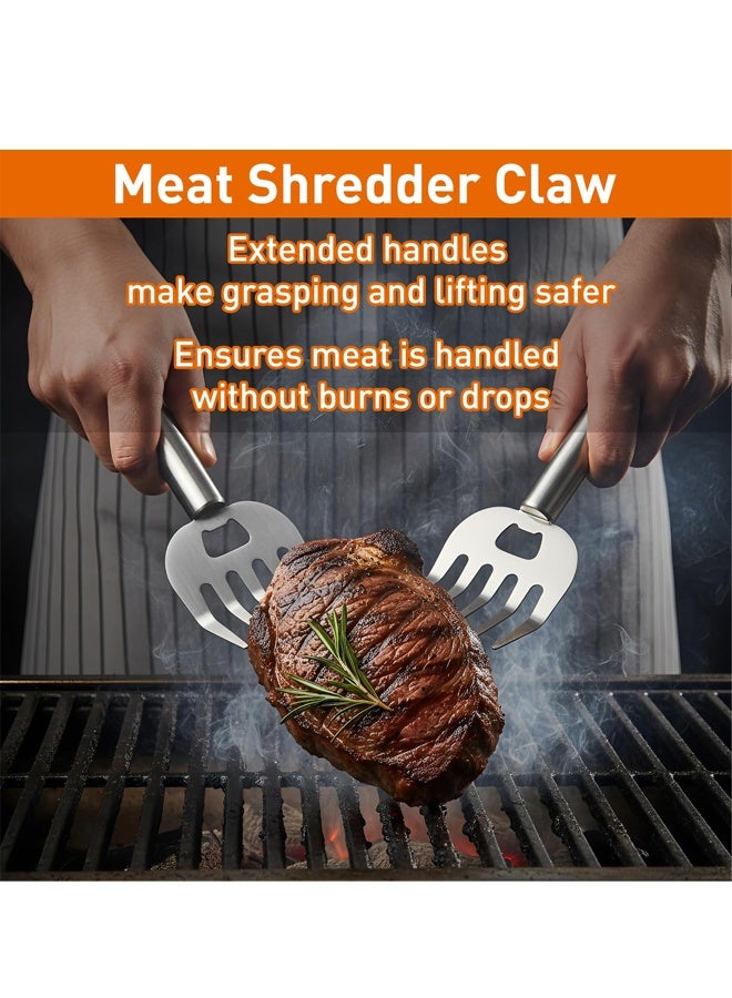 Stainless Steel Meat Shredder Claws Pulled Pork Chicken Shredding Kitchen Tools - Image 3