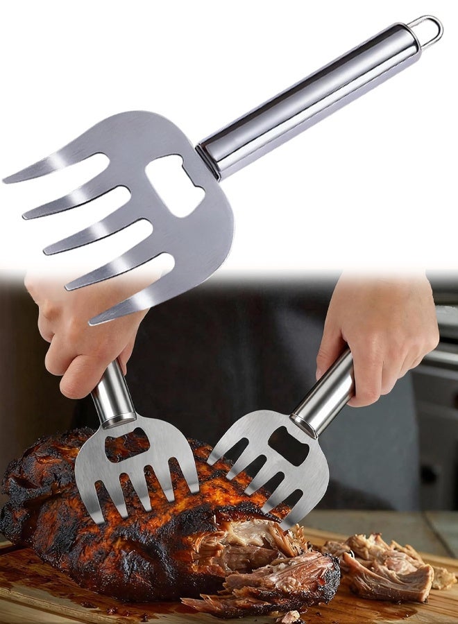 Stainless Steel Meat Shredder Claws Pulled Pork Chicken Shredding Kitchen Tools - Image 1