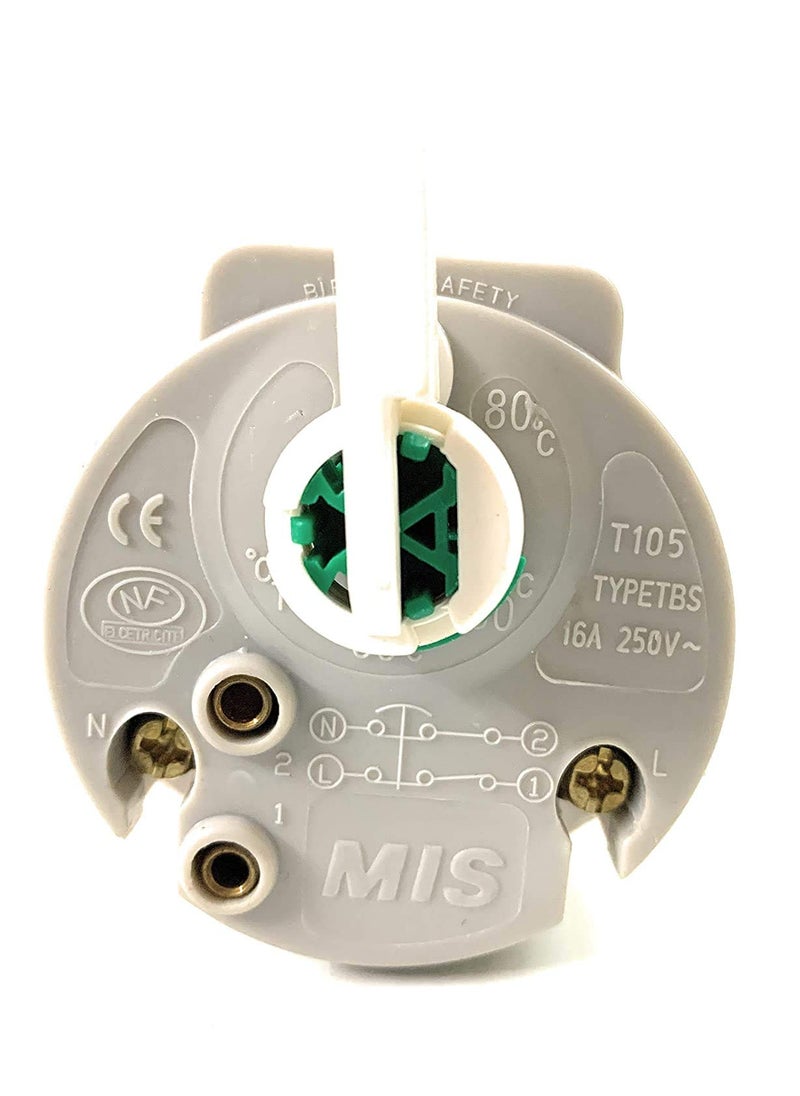 Litost Litost Geyser Thermostat 16 Amp 250 Volt AC 11 Inch Geyser Thermostat Cut Out 1080 Degree 