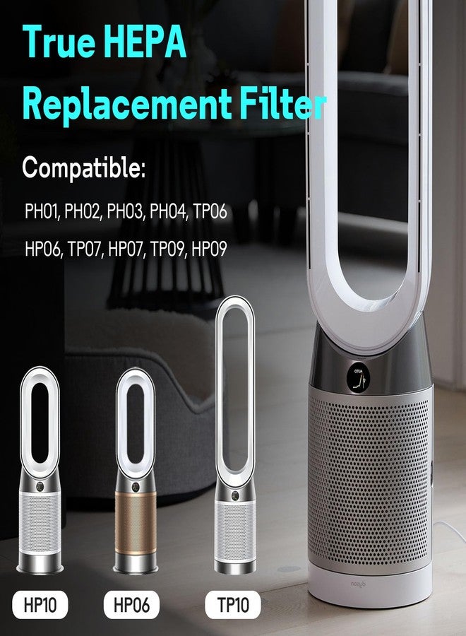 فلتر بديل ليمون 360° كومبي 2 في 1 بتقنية HEPA+كربون، متوافق مع أجهزة دايسون HP1 TP06 HP06 PH02 PH01 PH03 PH04 HP09 TP09 HP07 TP07 TP10 HP10، فلتر بديل بتقنية HEPA الحقيقية من الدرجة H13 - Image 3