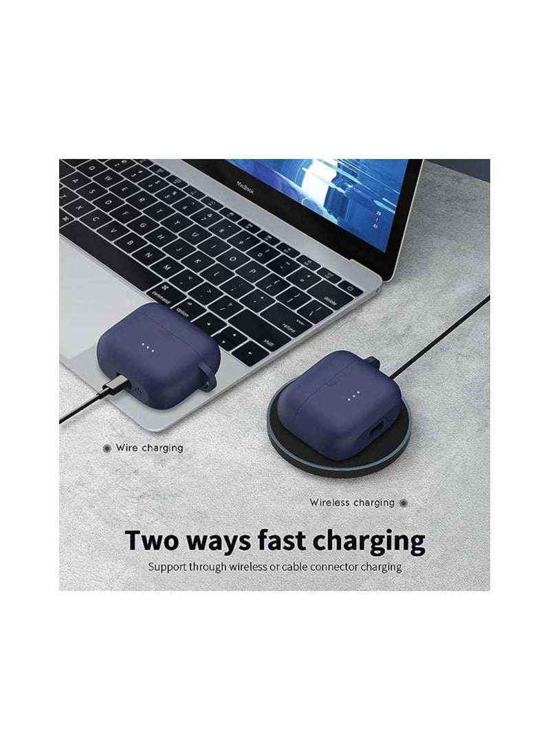 Soundcore Liberty Air 2 Case Cover, Silicone Anti-Dust/Scratchproof/Anti-Lost Protective Skin Case for Soundcore Liberty Air 2 Wireless Earbuds with Keychain  - Image 3