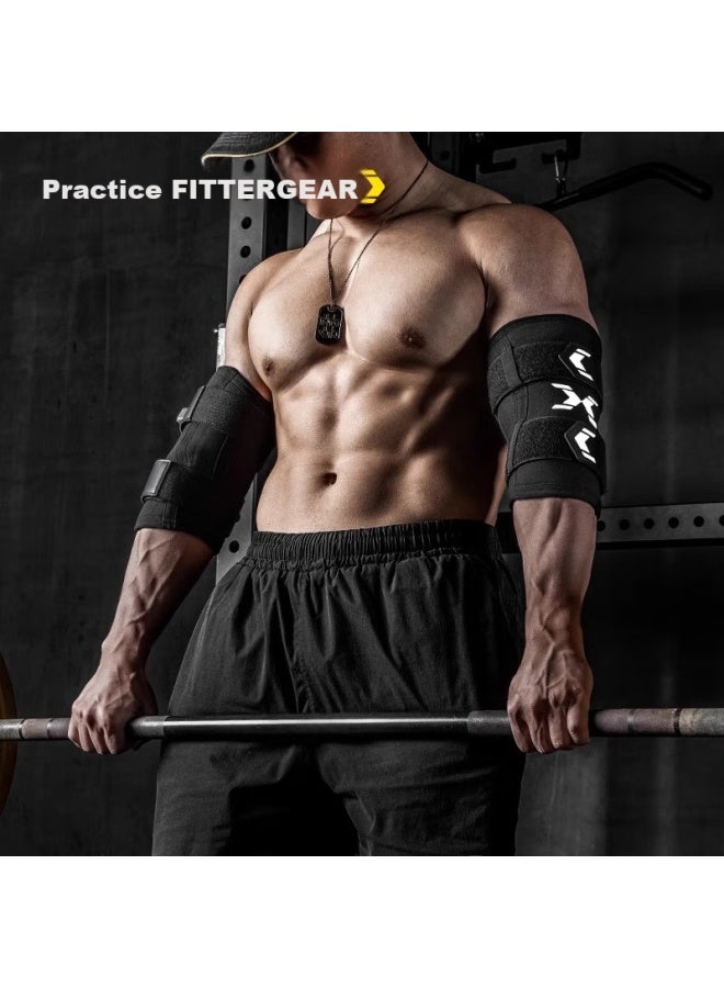 Fittergear واقي كوع اللياقة البدنية للرجال، غلاف ضغط رفع الأثقال، دعم مشترك محترف لتدريب القوة - Image 4