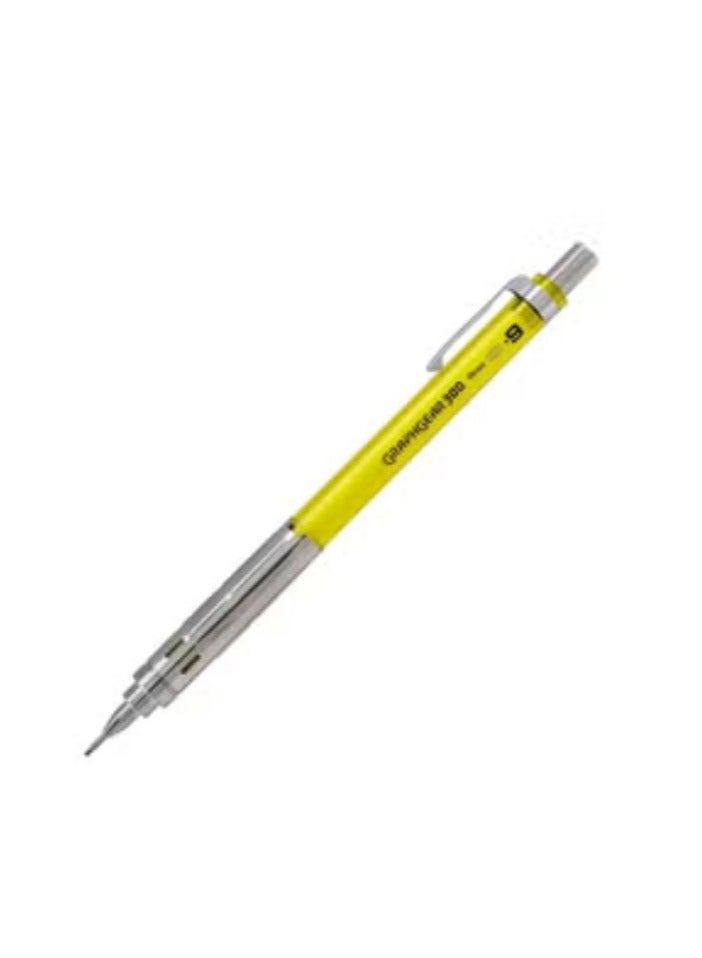Pentel قلم رصاص ميكانيكي جراف جير 300 قطعة واحدة 0.9 مم طرف أسطوانة صفراء - Image 1