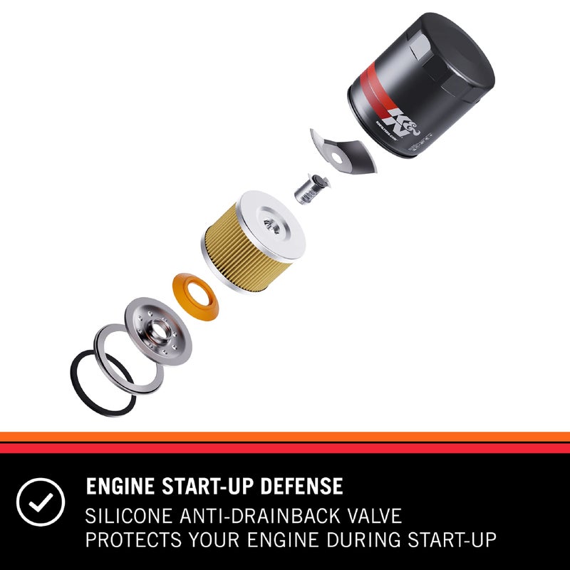 K&N Premium Oil Filter: Designed to Protect your Engine: Compatible with Select 2006-2020 BMW Vehicle Models (See Product Description for Full List of Compatible Vehicles), PS-7014 - Image 2