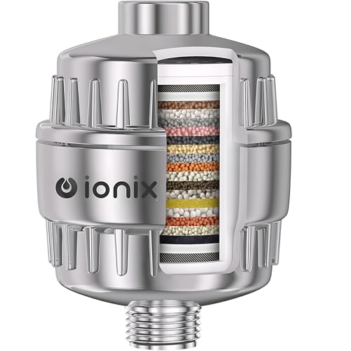 IONIX Shower Filter For Bathroom For Hard Water Problems | Water Softener For Home Reduces Dry Itchy Skin | Dandruff | Eczema And Dramatically Improves The Condition Of Your Skin, Hair And Nails - Image 1