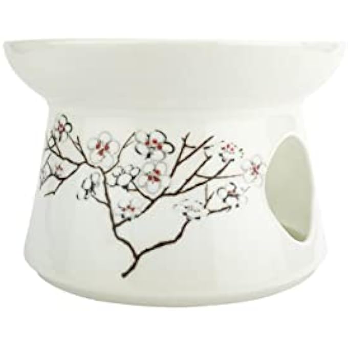 تيلاند وعاء تدفئة إبريق الشاي المصنوع من البورسلين القوي والمتين والأنيق المصنوع من الكرز