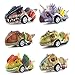 DINOBROS Dinosaur Toys for Kids 35 Pull Back Dinosaur Cars for 3 4 5 6 7 Year Old Boys Girls 6 Pack Dino Toys Gifts for Toddlers - Image 2