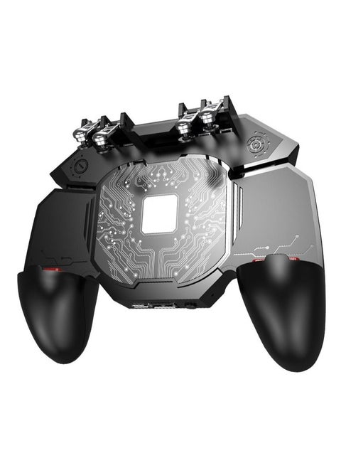 Mobile Radiator Controller Fast Cooling Phone Gamepad 4 Trigger 6 Finger Operation L1 R1  L2 R2 for iPhone Samsung Oneplus Pixel compatible with Call of Duty Mobile Fortnite