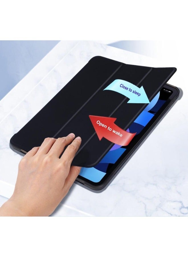 إلترازون iPad 10th Gen (2022) 10.9 Inch Flip Cover with Magnetic Closure and Pencil Holder - Black - Image 3