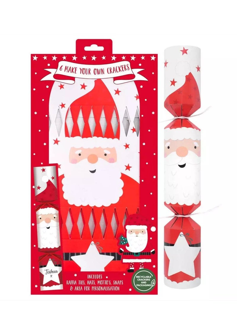 RSW Rsw Christmas Deluxe Myo Silver 13.5 Inches Crackers, 6 Pcs In A Pack 